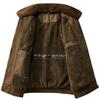 Winter New Fleece Thick Warm Pilot Jacket Men Fashion Casual Windproof Coat Men Autumn Outwear Outdoor Fur Collar Jacket Men
