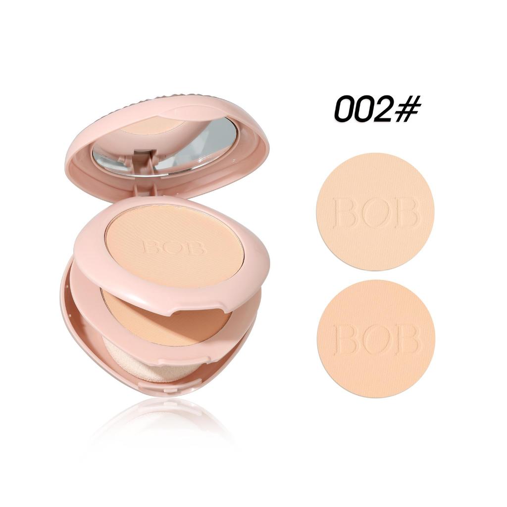 Bob Velvet Matte Concealer & Setting Powder - Long-lasting, Oil Control, No Caking, Dual Layer