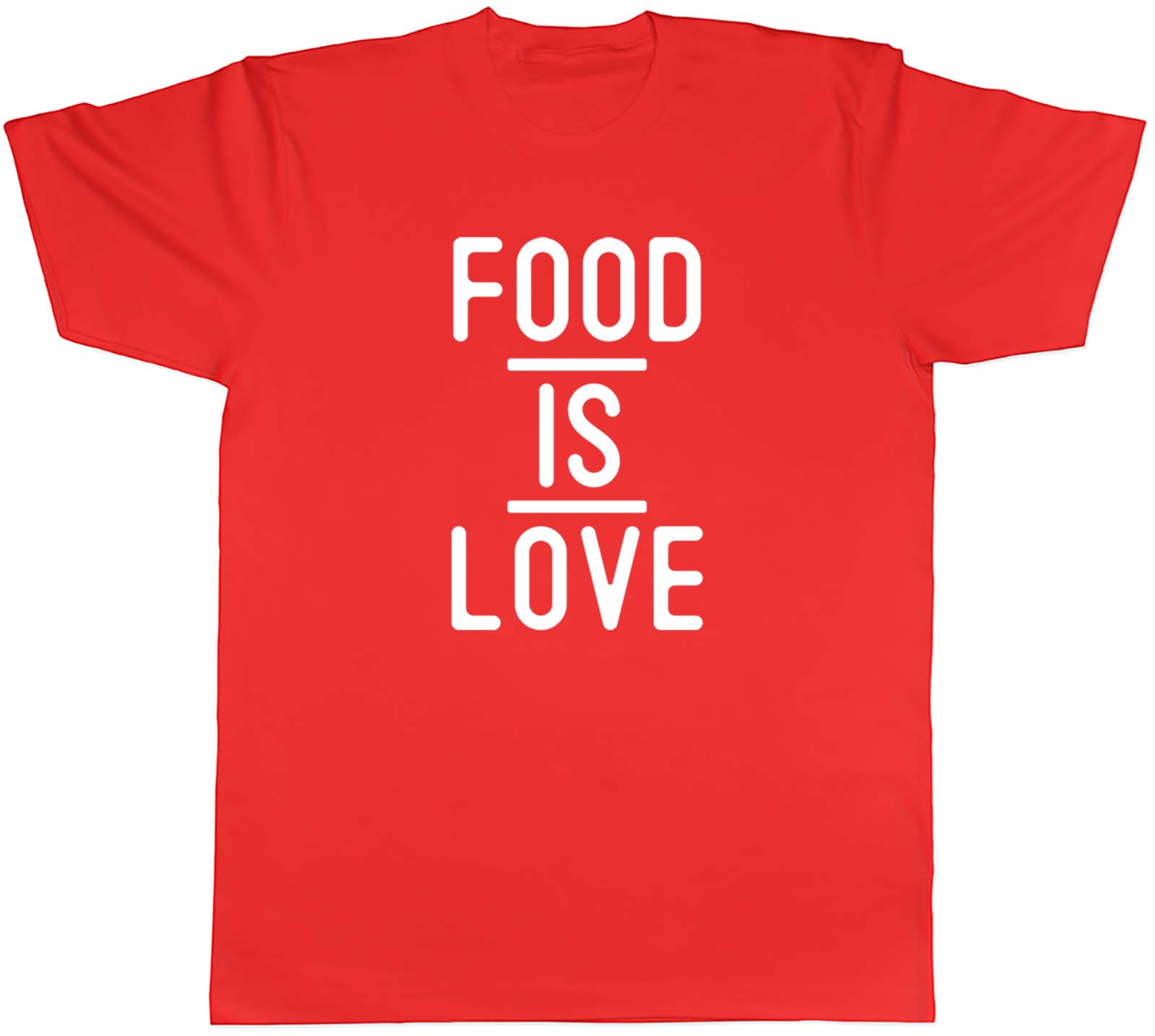 Food Is Love Unisexs Unisex TShirt Tee Gift S