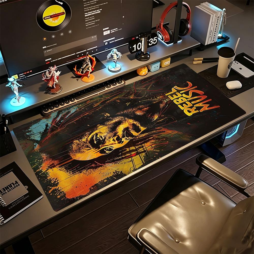 Bob Marley Gaming-Mauspad Schreibtischmatte Ultra-lange Schreibtischmatte Rutschfeste Gummibasis Perfektes Geschenk für Gamer