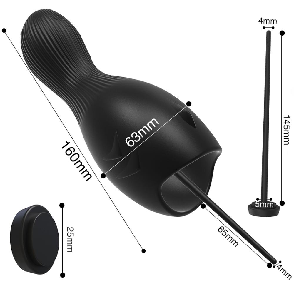 Urethral Glans Vibrator Male Masturbator Stimulator Massager Penis Trainer Penetration Urethral Wrap Glans Adult Sex Toy For Men