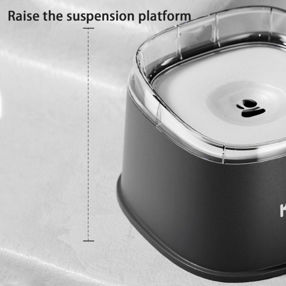 Anti-Tip Pet Floating Bowl Non-Wetting Mouth Pet Drinking Dispenser Pet Water Bowl  Multi-Pet