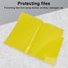 12 Pcs Plastic File Folders Clear Document Organizer with Clip Paper Folders Pockets for Office School Supplies