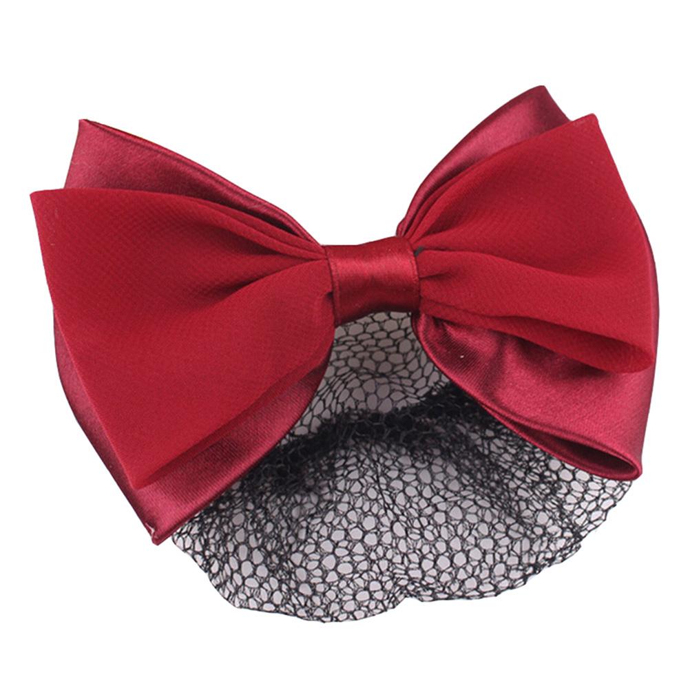 Beautiful Bun Cover Snood Women Hair Net Ballet Dance Skating Crochet Woman Rhinestone StylingHair Accessories Headwear
