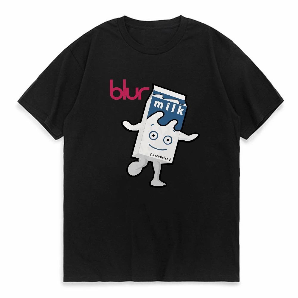 

Blur Britpop Band Coffee and Tv Milk Band Concert Tour Printed T Shirt Summer Streetwear Casual Oneck in Fashion Unique Tshirt 4XL