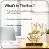 Brass Ship with Wooden Base, Showpiece Item, Perfect for Home Decoration and Gifting, 12'' Inch