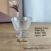 Sunflower Embossed Glass Bowl for Desserts & Breakfasts