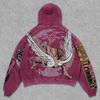 Spring and Autumn American Retro Skull Skull Skeleton Series 3D Digital Printing Trend Hoodie Sweater