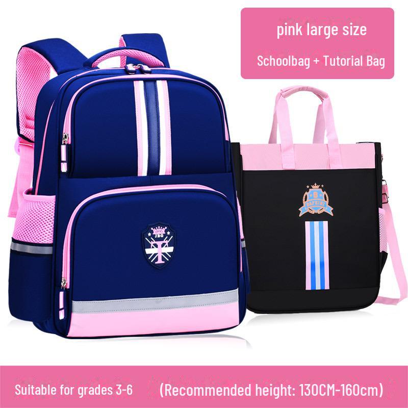 Waterproof Lightweight Backpack for Primary School Students, Ages 6-12, Grades 1-6