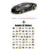 1:18 Skala Lambor LP770 Automodell Spielzeug Metall Druckguss Stoßdämpfung Fahrzeuge Sound Licht Supercar Modelle Geschenke für Kinder