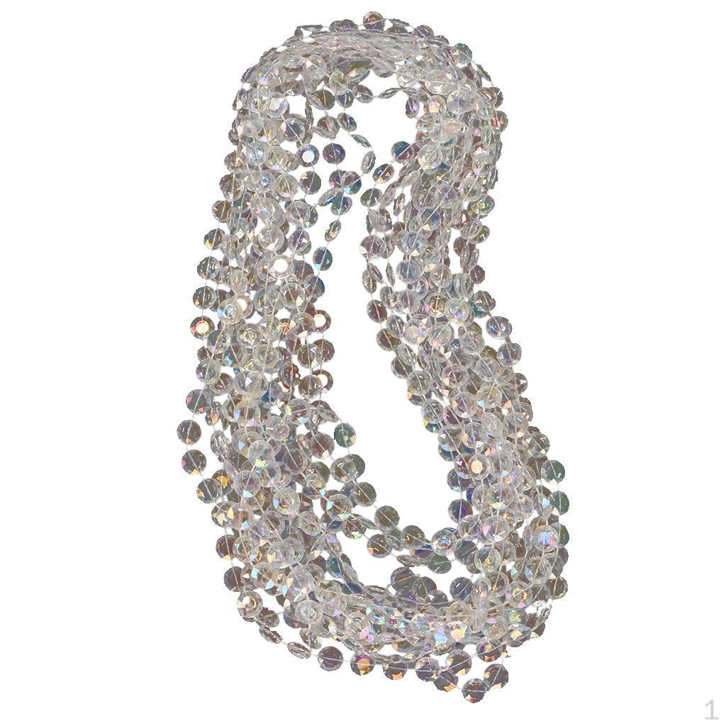 

Crystal Bead Strands String Garland for Wedding Party Home Decor 10m