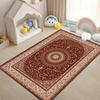 Chinese Traditional Pattern Rug Double Happiness Cloud Motif Ethnic Retro Anti-Slip Carpet for Living Room Bedroom