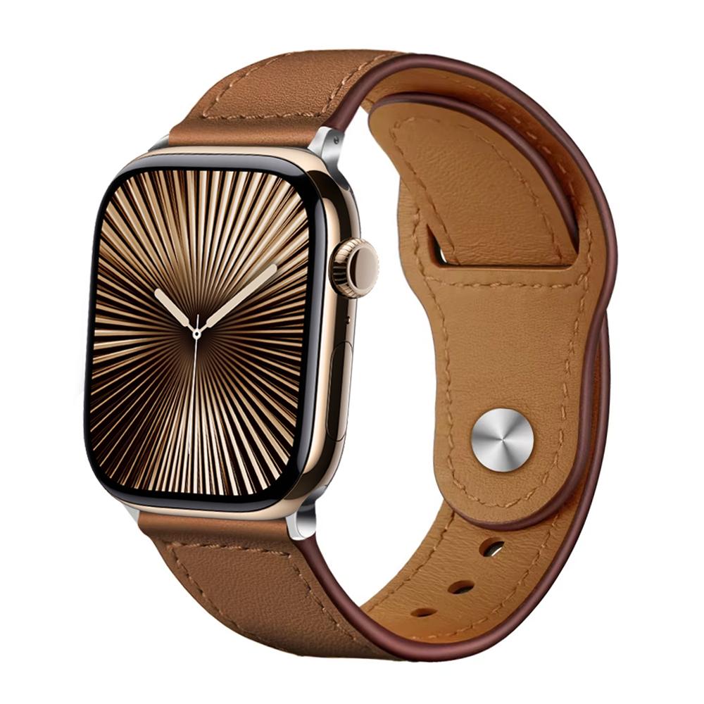 Leather straps For Apple watch 11 10 band 46mm 42mm 44mm 45mm 49mm 41mm 40 correa bracelet iWatch series 8 9 3 4 5 6 SE 7 Ultra3