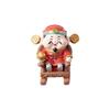 Resin God of Wealth Ornament Best Wishes Fortune Desktop Decoration  Workstation  Ornament