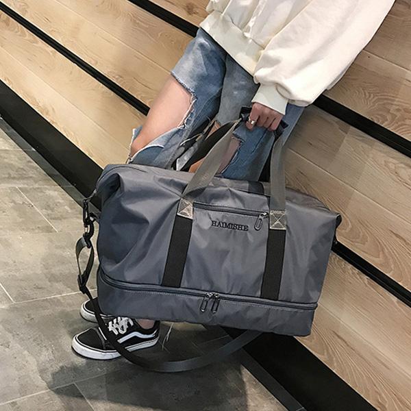 Gym Fitness Training Yoga Bag Waterproof Sports Travel Duffel Bag Large Capacity Dry and Wet Separation Duffel Bag