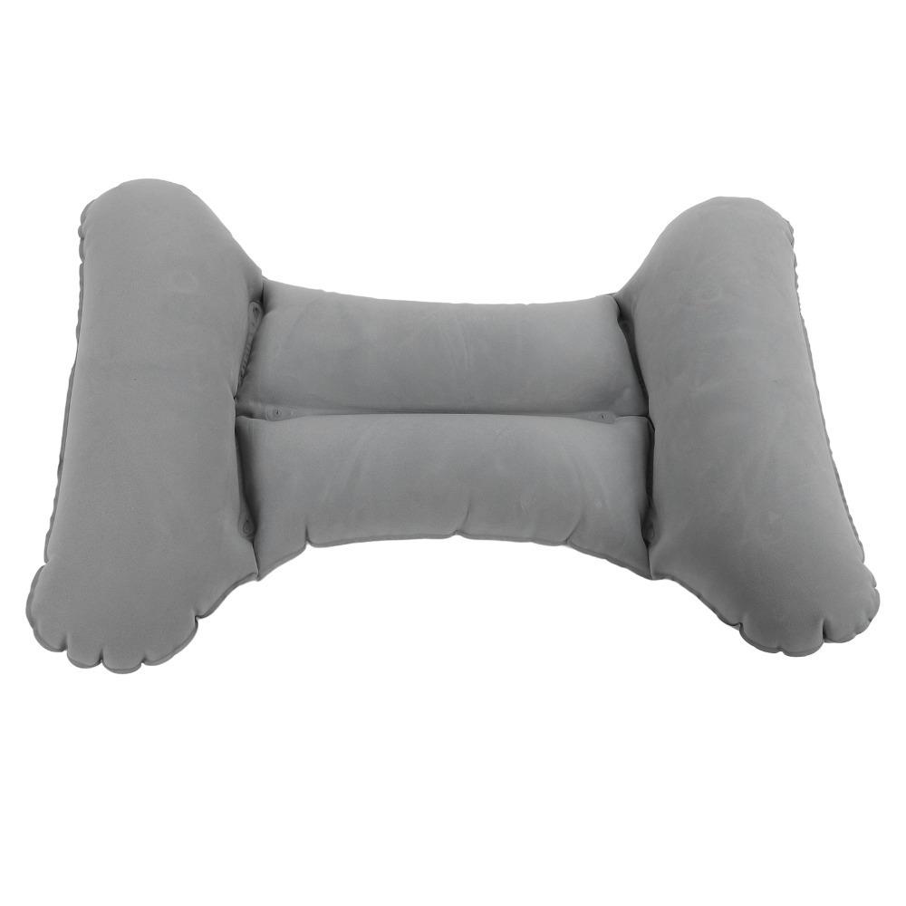 

H-Type Inflatable Lumbar Pillow Portable Lumbar Support Pillow Self Inflating Pillow Long Flight серый