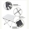 ZISIZ Portable Foldable Aluminum Outdoor Table