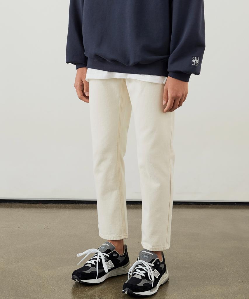 TOATEE Straight Crop Pants Cream