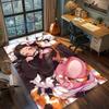 Demon Slayer Anime Teppich Großer Teppich Rutschfeste Waschbare Fußmatte Gamer Zimmer Schlafzimmer Heimdekoration -QJY