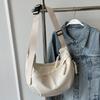 Bag Crossbody Bag Women's Canvas Bag Commuter Women's Korean Lazy Style Dumpling Bag