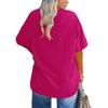 Women's Tops Round Neck Loose Comfortable Short-sleeve T-shirt Casual