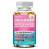 Colagenul (Tip I, II, III, V și X) Supliment, Cu Vitamine, Biotină, 120 Capsule Moi Per Sticlă