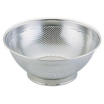 Sanbo Sangyo EcoClean Perforated Stainless Made In AEK1405 Colander, 30cm, 18-8 Steel, Japan,