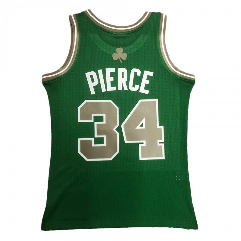 Maglia da Basket Retro Boston Celtics Era 2007-08 Pierce Garnett Allen Ricamata Cotone Maglia Squadra Unisex