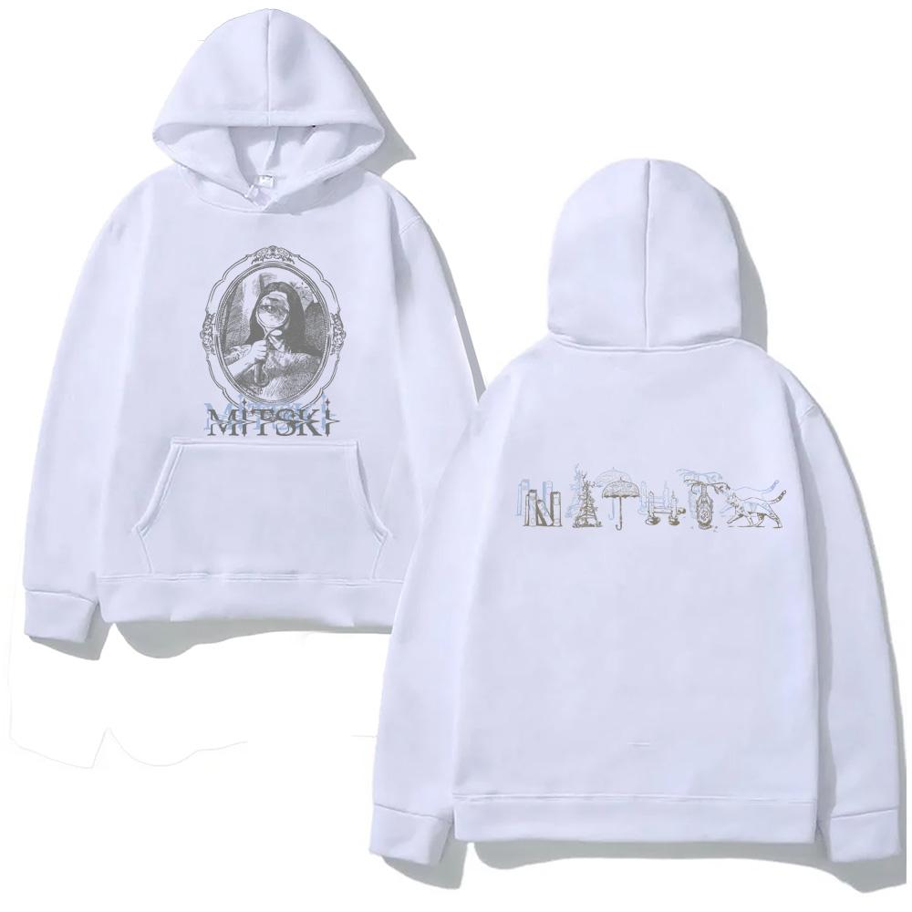 PORTRAIT HOODIE Mitski 2026 Unisex Sweatshirt für Herbst/Winter mit Kapuze Fleece Harajuku Bequeme Kleidung