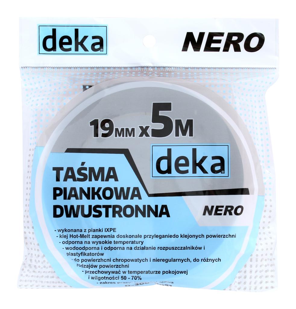 Double-Sided Foam Tape Nero Black 19Mm*5M - D-300-0051