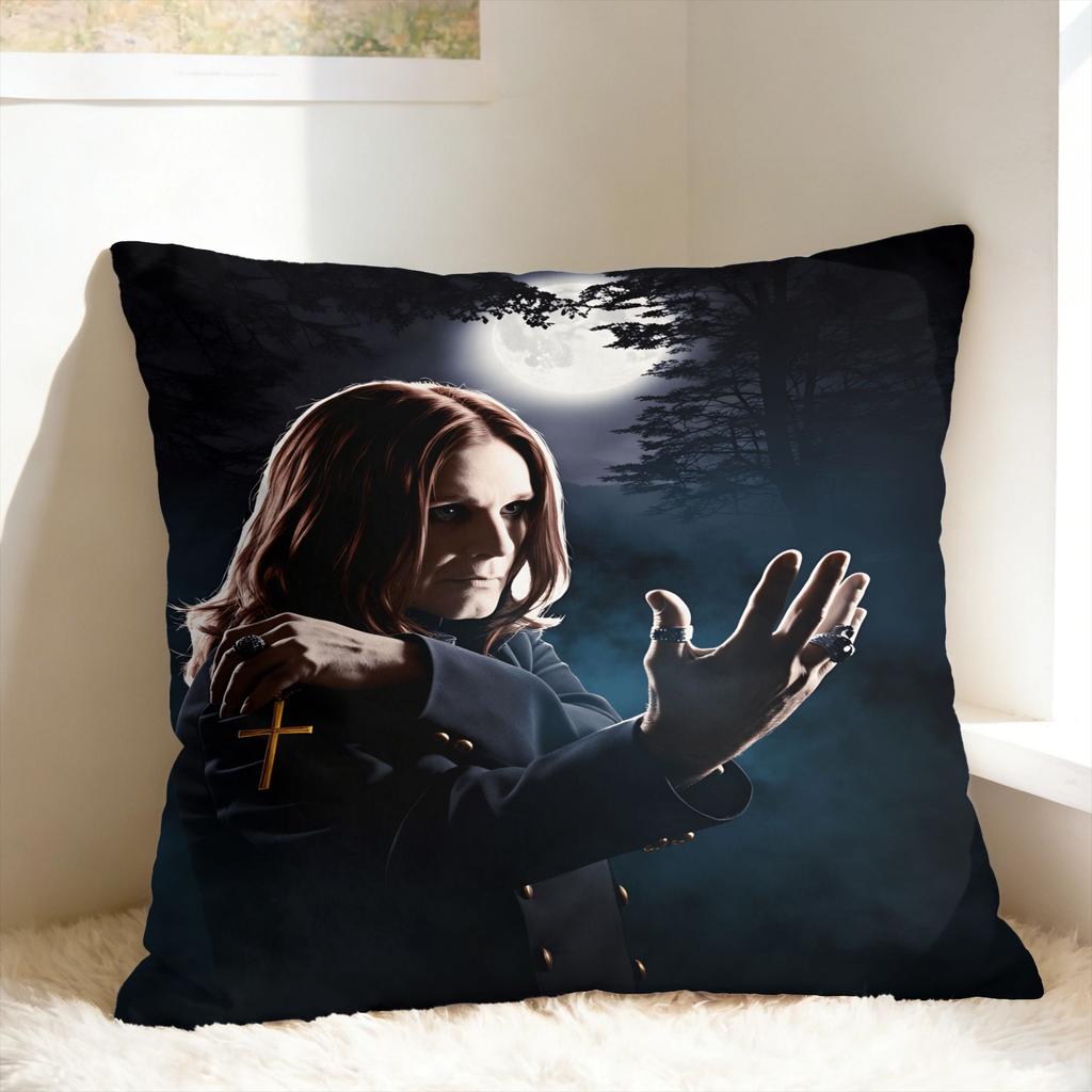 Pillow Case Ozzy Osbournes Band Design Pillow Cover For Sofa Bedroom Home Decor Novelty Pillowcases