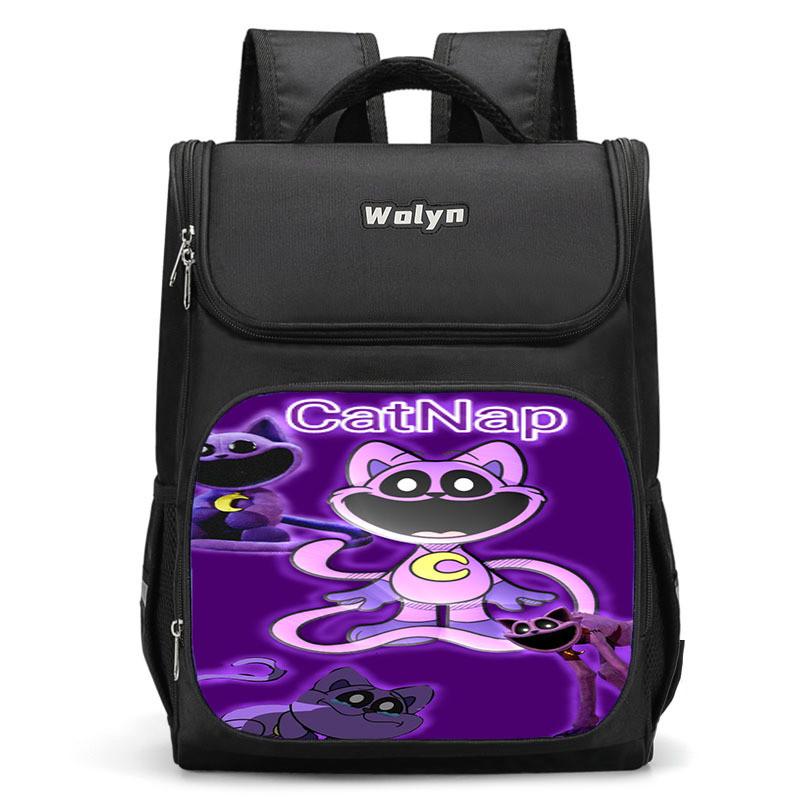 Stylish Catnap Poppy Playtime Backpack Unisex Oxford Cloth Daily Use