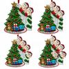 Beautiful Resin Christmas Tree Hanging Ornaments For Family Of 2-7 People
