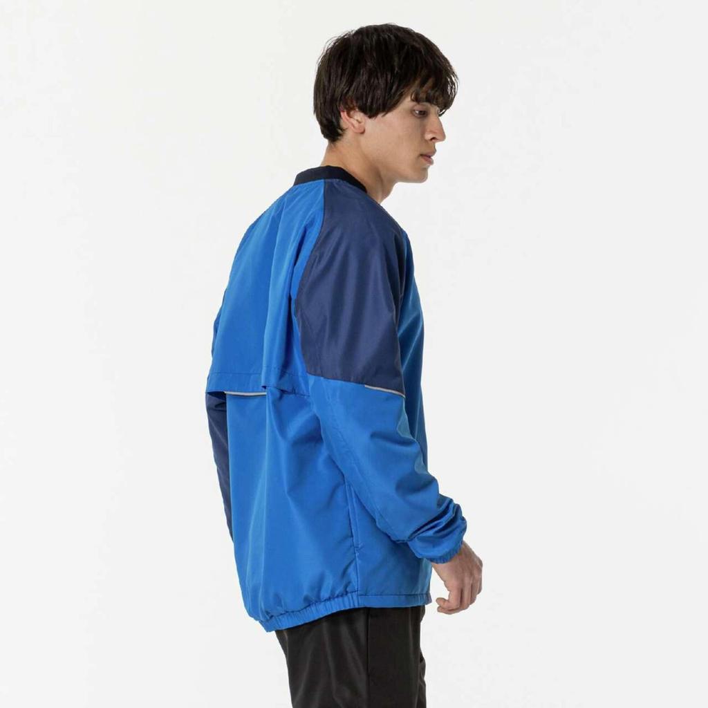 Tenisové oblečení, dýchací termo, zahřívací tričko, voděodolné, absorbující vlhkost, generující teplo, 62MEB530, modré [Mizuno]