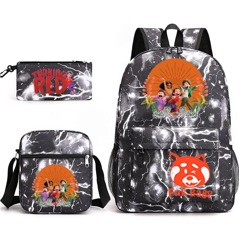 2022 Youth Metamorphosis 3 Sets/piece Laptop Backpack School Teen Girl Student Schoolbag