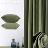 1PC NAPEARL 70-80% Blackout Multiple Solid Color Dyed Curtains For Living Room Bedroom Soft Curtain Home Decor
