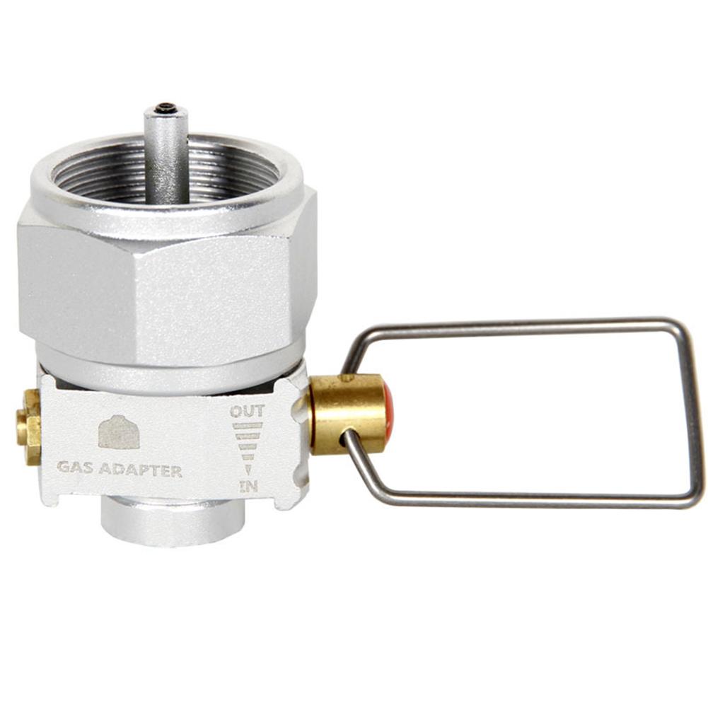 Air Tank Conversion Adapter Rechargeable Reusable Adjustable Stove Refill Adapter Outdoor Camping Supplies