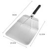Stainless Steel Pizza Peel with Foldable Handle Pizza Spatula for Oven Pizza Paddle for Baking Homemade Pizza Bread