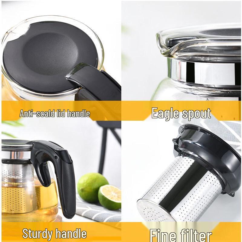 ZISIZ Universal Glass Tea Kettle