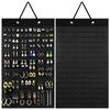 Hangende Oorbellenhouder Organizer, Broche Speld Displaybord met 150 Sleuven voor 300 Paren Oorbellen/Spelden, Stud/Badge Organizers