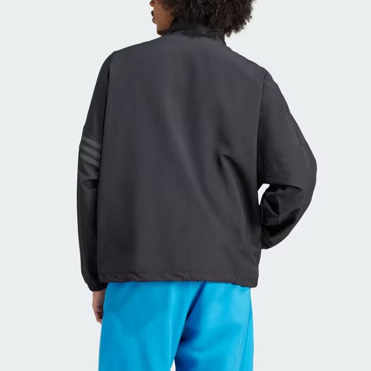 Adidas Originals Street Neuclassics Track Top Bunda s dlouhým rukávem Pánská bunda Černá IS2818