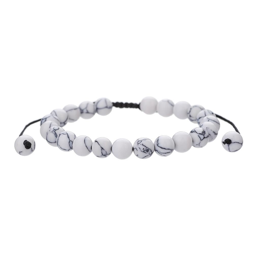 Minimalist 4mm/6mm Braided Stone Bracelet Men Women Volcanic Rock Obsidian Tiger Eyes Beads Meditation Braclet Leisure Pulseira