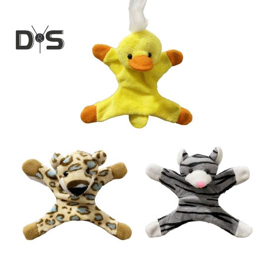 3 Piezas Imán de Nevera de Animales de Peluche Hogar Oficina Cocina Taquilla Nevera Animal de Peluche de Dibujos Animados Muñeco Decoración Magnética Adorno