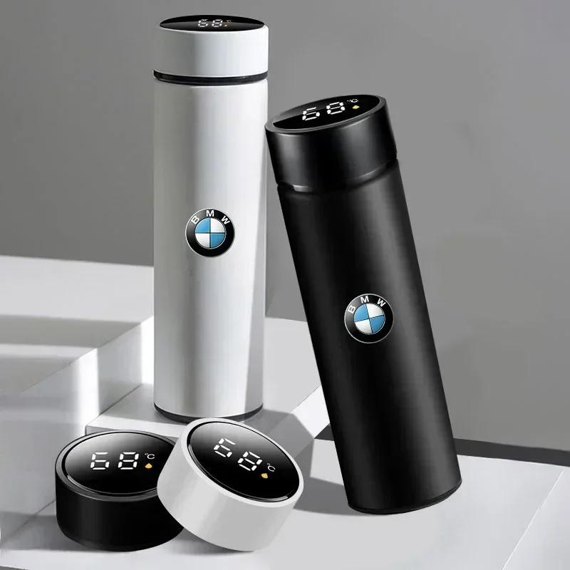 ZHZO3 F10 F11 E84 Car Smart Thermos Bottle With Temperature Display Coffee Cup For BMW F20 F40 F22 F30 E90 F32 F10 F06 F07 F46 M3 M4 M