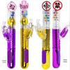 Women's Rechargeable Telescopic Rotating Bead Vibrator - Attracts Bees, Butterflies, and Provides Soothing Massage for Erotic Pleasure.