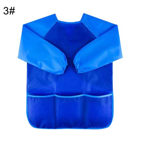 Kinder Malschürze Langarm Wasserdicht Kunst Malen Basteln Schürze