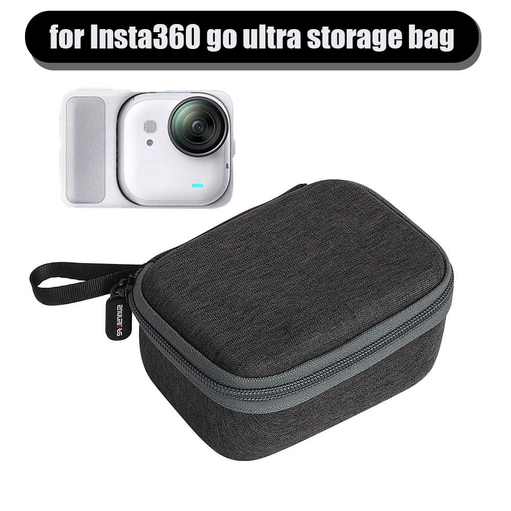 Sunnylife for Insta360 GO Ultra Storage Bag Nylon Cloth Anti Fall And Shockproof Sports Camera Zipper Bag