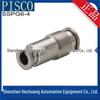 PISCO SSPG Series Connectors: SSPG6-4, SSPG8-6, SSPG10-8, SSPG12-10, SSPG16-12