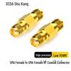 Adaptador Coaxial SCOA de Alta Frecuencia SMA Hembra a SMA Hembra