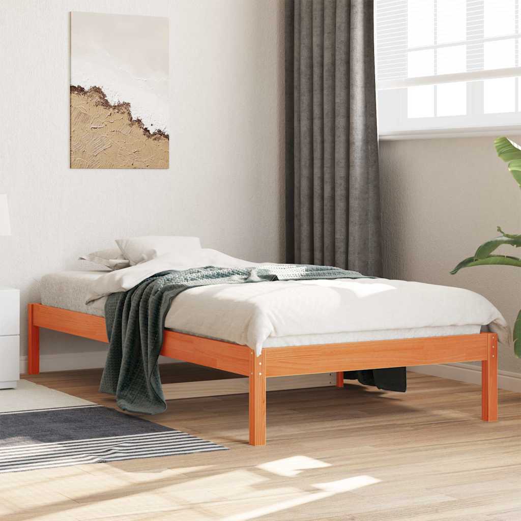 Daybed without Mattress Wax Brown 80 x 200 cm Solid Pine Wood